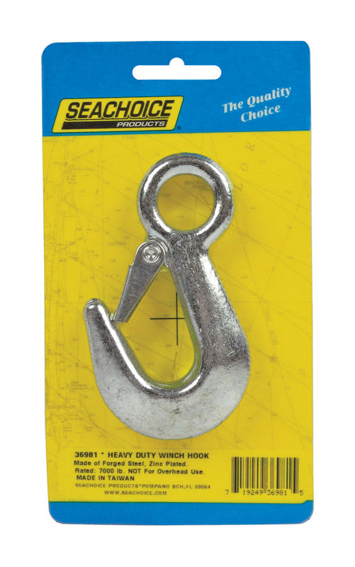 SEACHOICE - Seachoice Zinc-Plated Steel 3-7/8 in. L X 5/8 in. W Winch Hook 1 pk