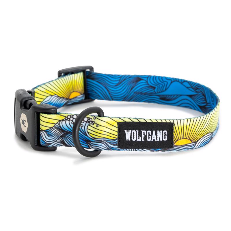 WOLFGANG - Wolfgang Multicolored Dawn Patrol Polyester Dog Adjustable Collar Medium