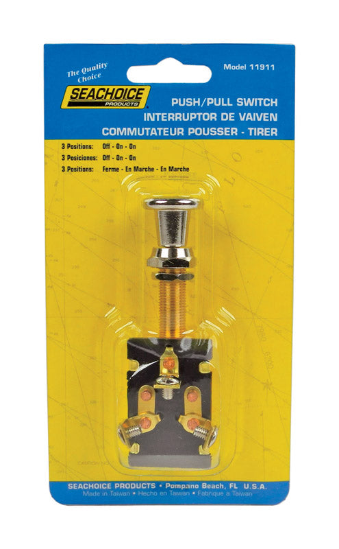 SEACHOICE - Seachoice Push-Pull Switch Brass