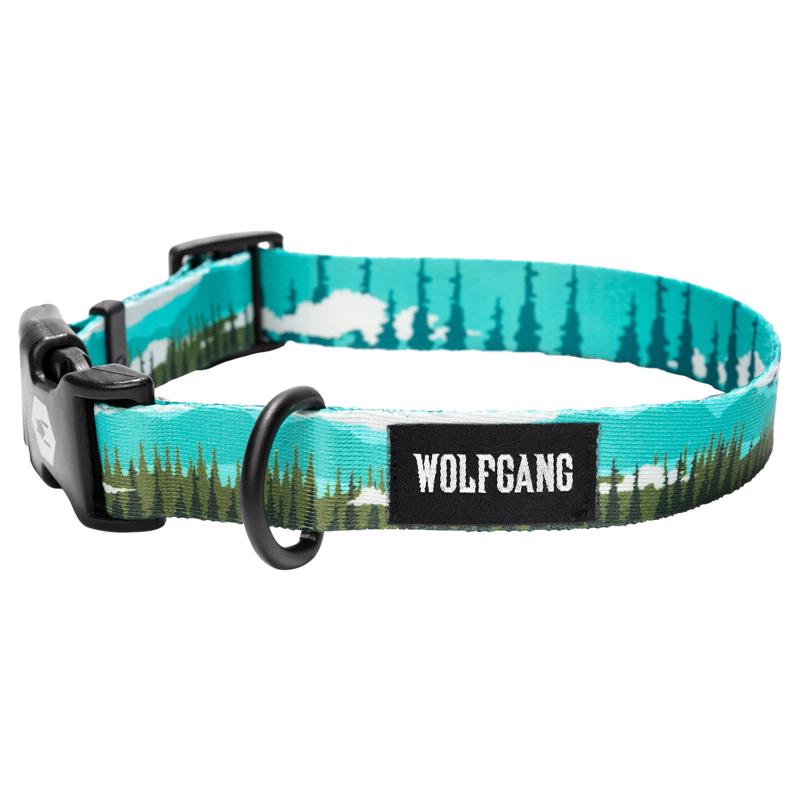 WOLFGANG - Wolfgang Green GreatEscape Polyester Dog Adjustable Collar Medium