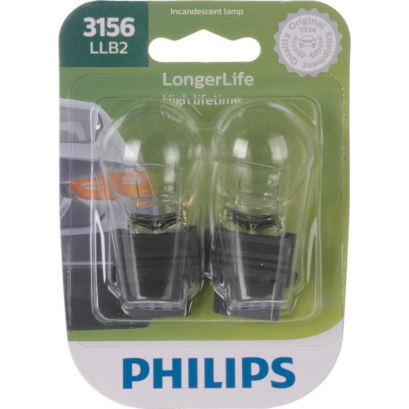 PHILIPS - Philips LongerLife Incandescent Back-Up/Stop/Trunk Miniature Automotive Bulb 3156LLB2