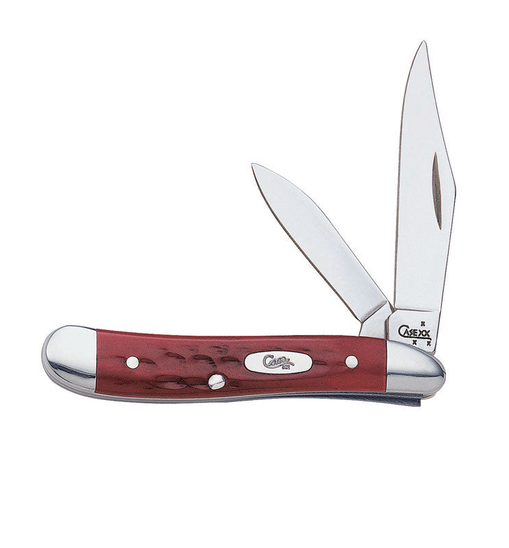 CASE - Case Peanut Red Stainless Steel 2.88 in. Pocket Knife