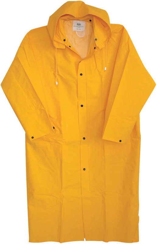 BOSS - Boss Yellow PVC-Coated Rayon Rain Jacket XXL