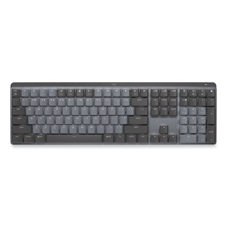 Logitech - MX Mechanical Wireless Illuminated Performance Keyboard, Graphite