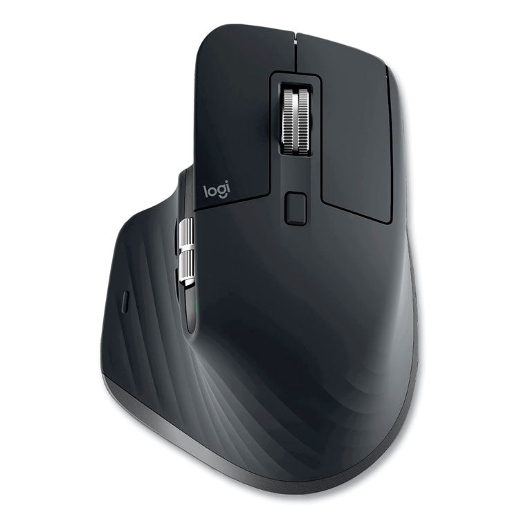 Logitech - MX Master 3S Performance Wireless Mouse, 2.4 GHz Frequency/32 ft Wireless Range, Right Hand Use, Black