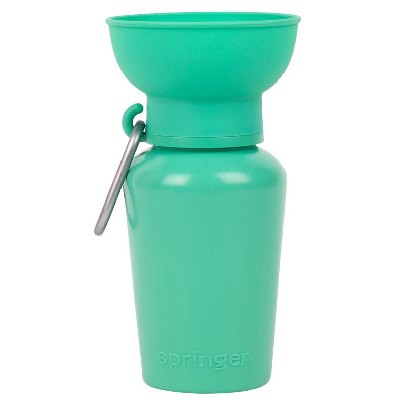 SPRINGER - Springer Green Flip Plastic Pet Travel Bottle For Dogs