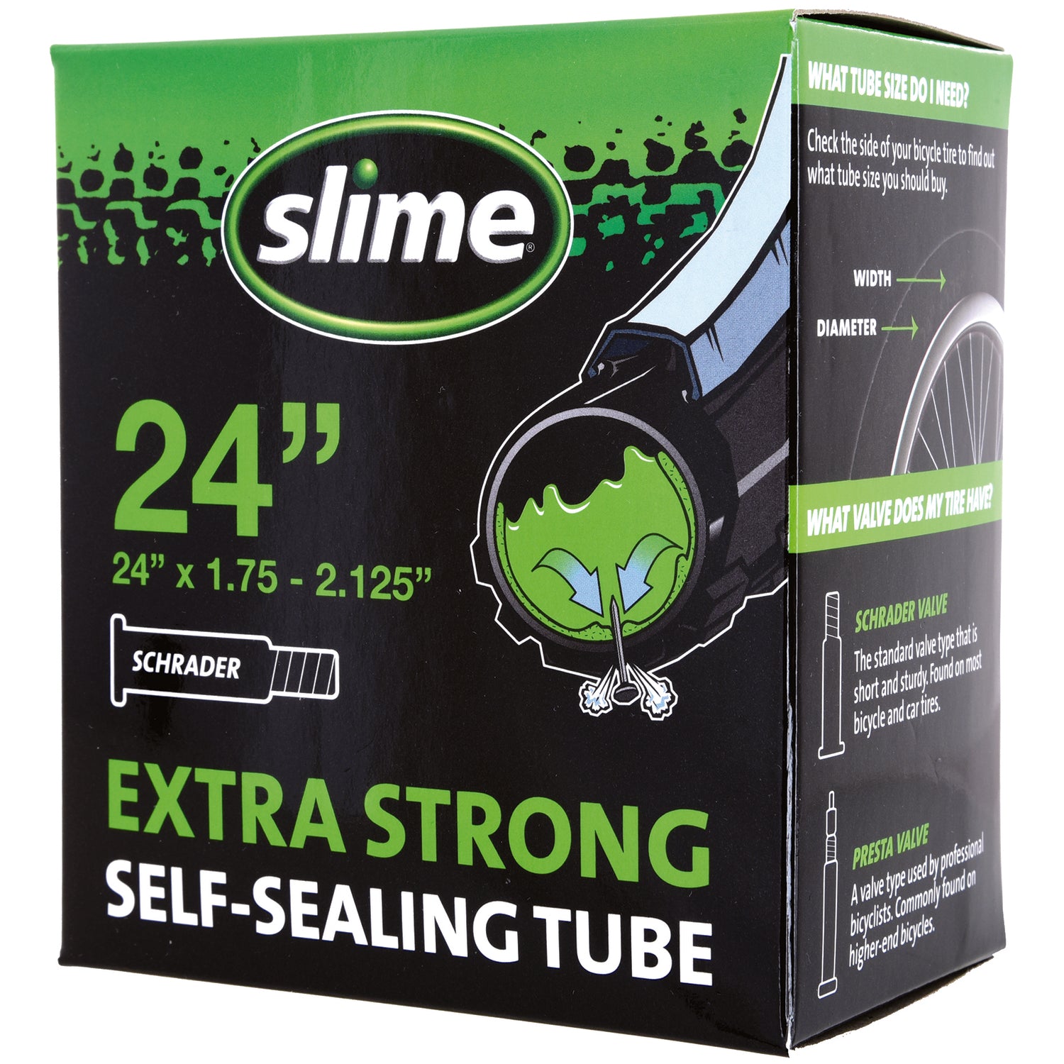 Slime 24 in. Rubber Bicycle Inner Tube 1 pk