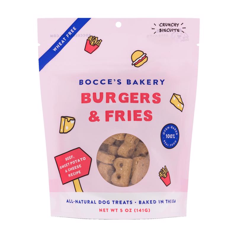 BOCCE'S - Bocce's Burgers and Fries Biscuit For Dogs 5 oz