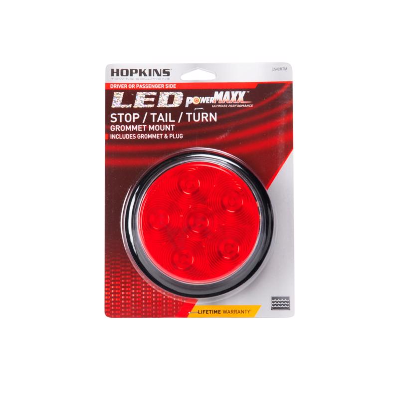 HOPKINS - Hopkins Power Maxx Red Round Stop/Tail/Turn LED Light Kit