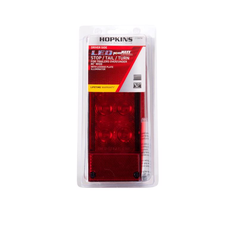HOPKINS - Hopkins Power Maxx Red Rectangular Trailer LED Light [C7288TM]