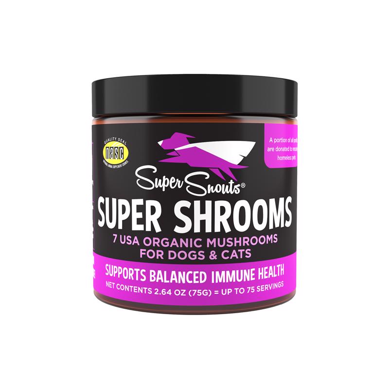 SUPER SNOUTS - Super Snouts Super Shrooms Cat/Dog Digestive Aid 2.64 oz