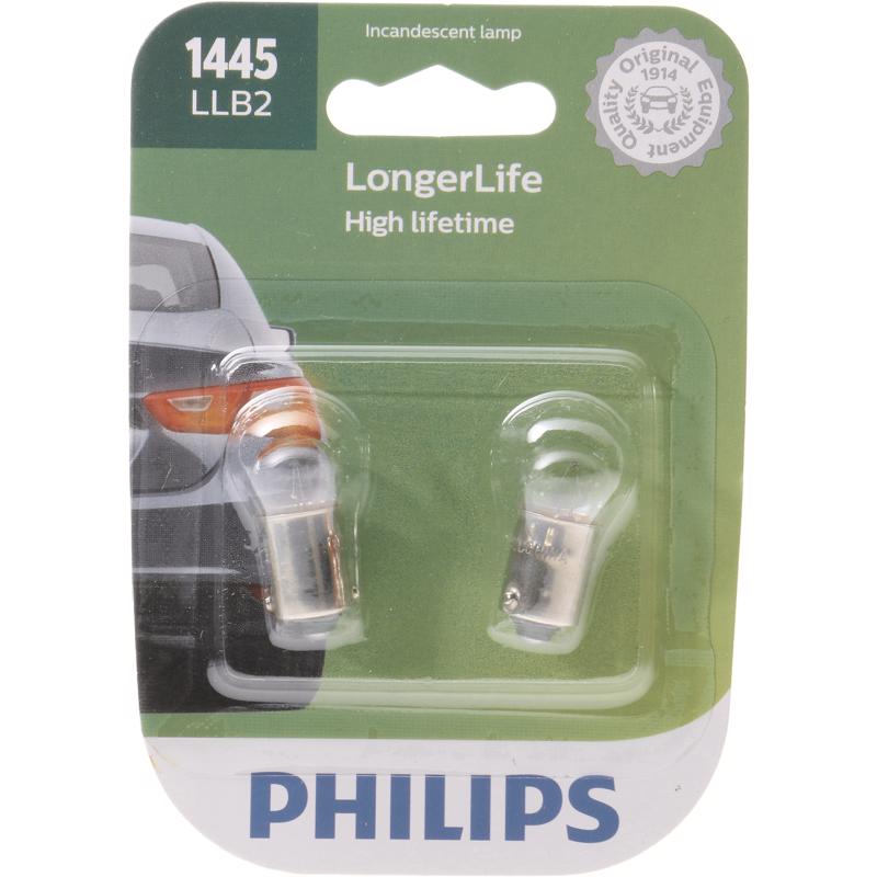 PHILIPS - Philips LongerLife Incandescent Parking/Stop/Tail/Turn Miniature Automotive Bulb 1445LLB2