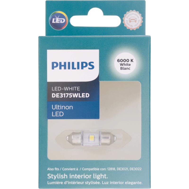 PHILIPS - Philips Ultinon LED Courtesy/Glove/License/Trunk Miniature Automotive Bulb DE3175WLED