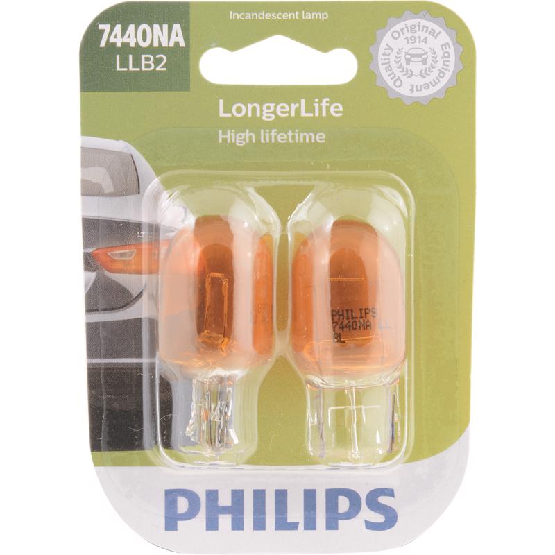 PHILIPS - Philips LongerLife Incandescent Marker/Turn/Utility Miniature Automotive Bulb 7440NALLB2