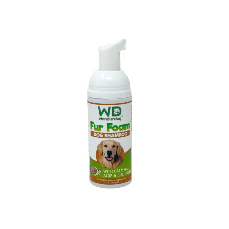 WONDURDOG - Wondurdog Fur Foam Oatmeal, Coconut, Aloe & Cucumber Dog Shampoo 2 oz 1 pk