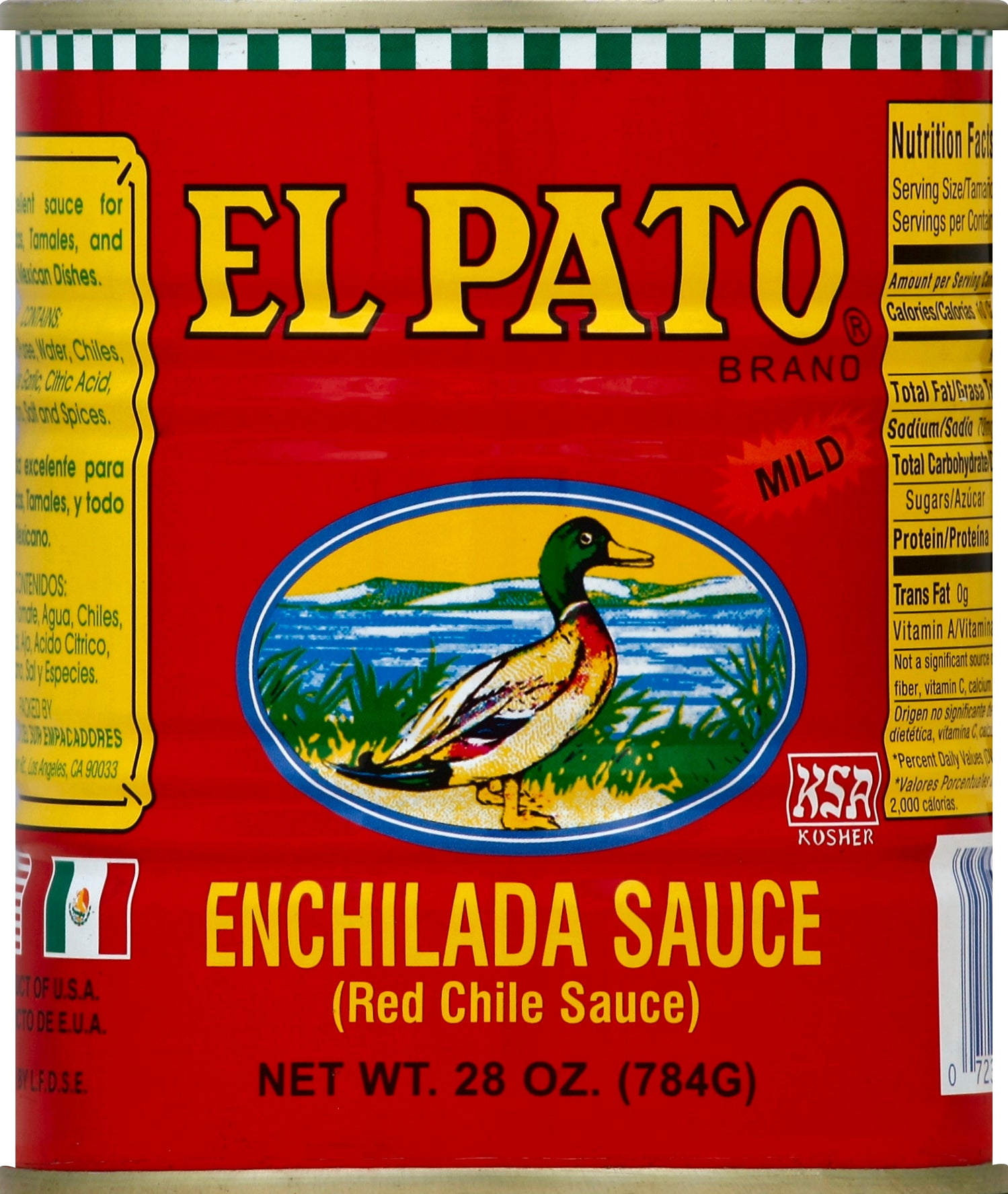 El Pato Enchilada Sauce 28 oz - Case of 12