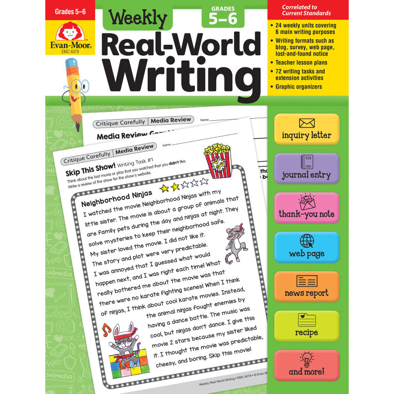 EVAN-MOOR - Real World Writing Grades 5-6