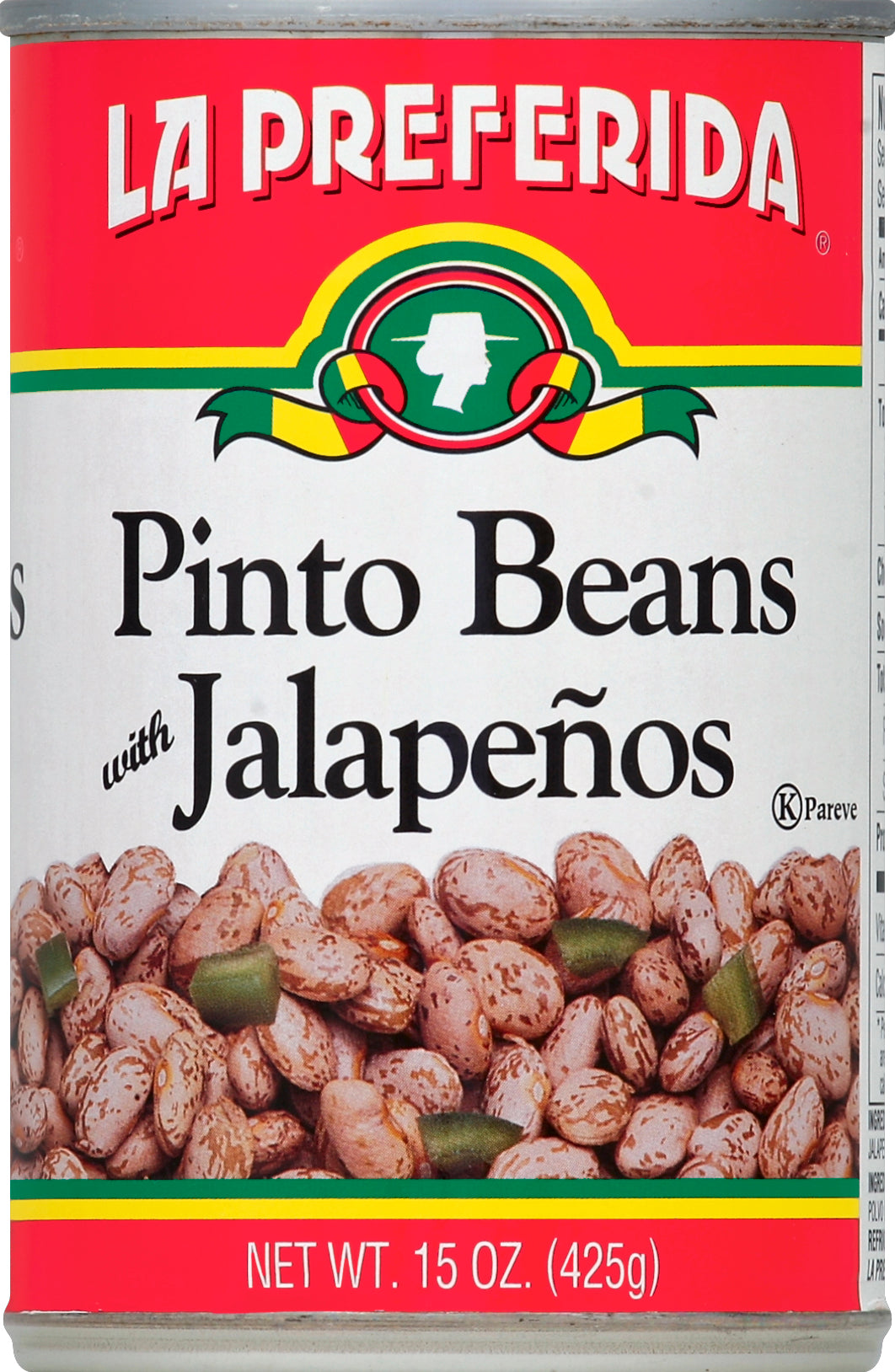 La Preferida Pinto Beans 15 oz - Case of 12