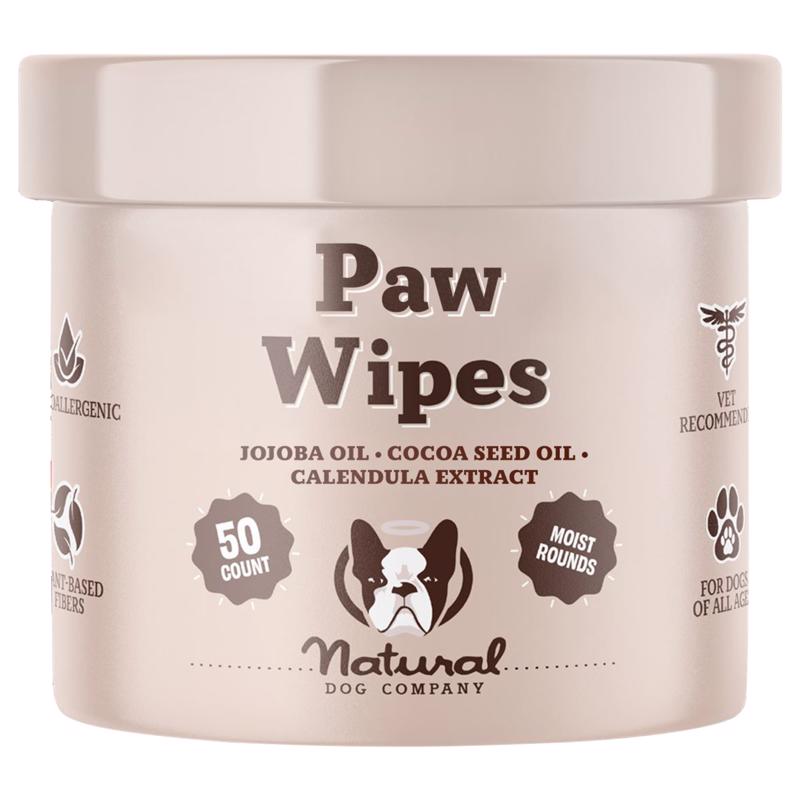 NATURAL DOG COMPANY - Natural Dog Company Dog Paw Spray and Wipes 50 ct