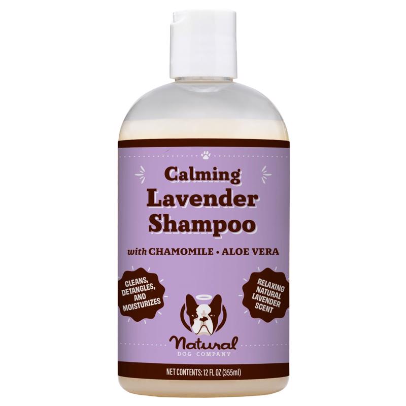 NATURAL DOG COMPANY - Natural Dog Company Calming Lavender Dog Deodorizing Shampoo 12 oz 1 pk