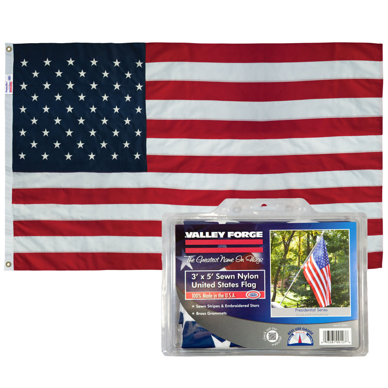 VALLEY FORGE - Valley Forge American Flag 36 in. H X 60 in. W [USPN-1]