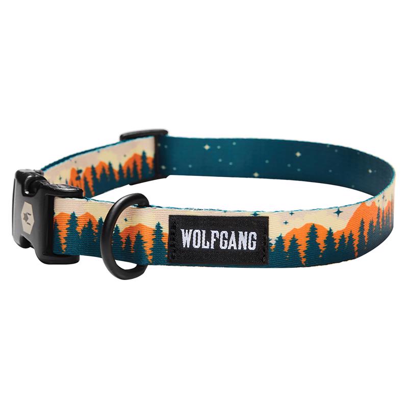 WOLFGANG - Wolfgang Multicolored OverLand Polyester Dog Collar Small