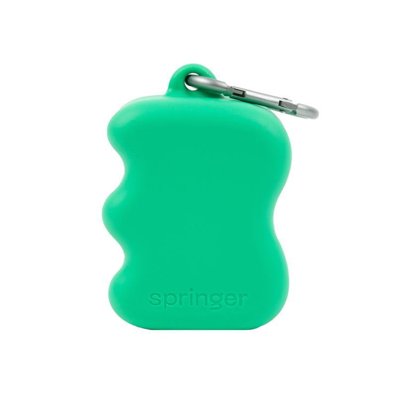 SPRINGER - Springer Green Rubber Treat Pouch 1 pk