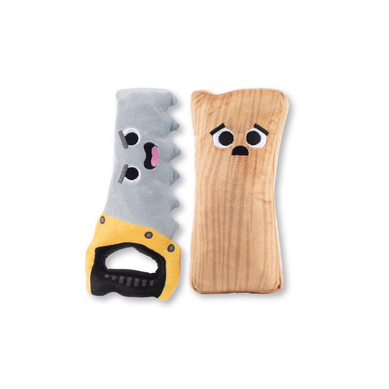 PET SHOP BY FRINGE STUDIO - Pet Shop by Fringe Studio Wagsdale Multicolored I Saw That Dog Toy 2 pk