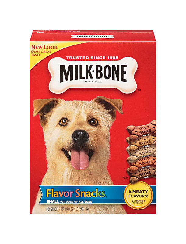 MILK BONE - Milk Bone Assorted Flavors Biscuit For Dogs 60 oz 1 pk