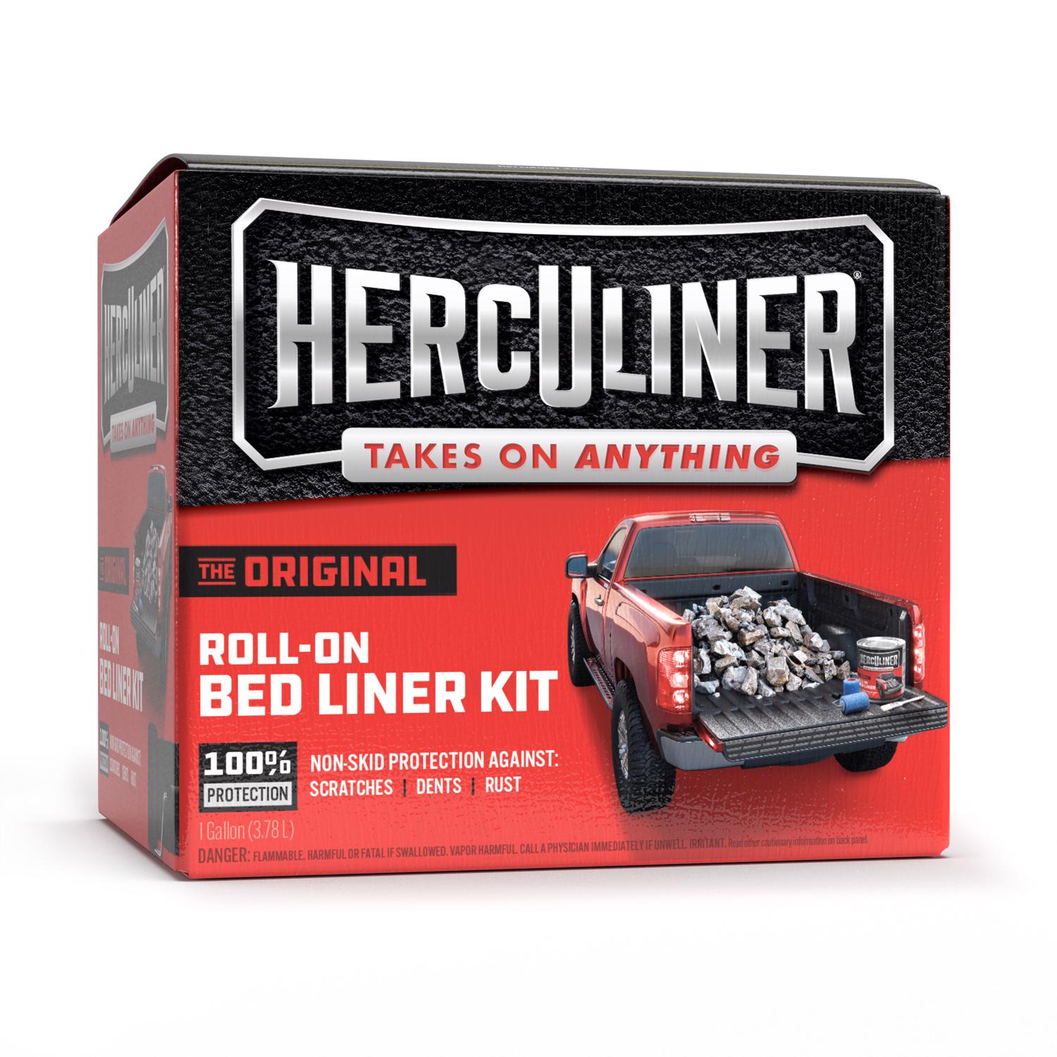 Herculiner Black Truck Bed Coating Kit 1 gal - Case of 2