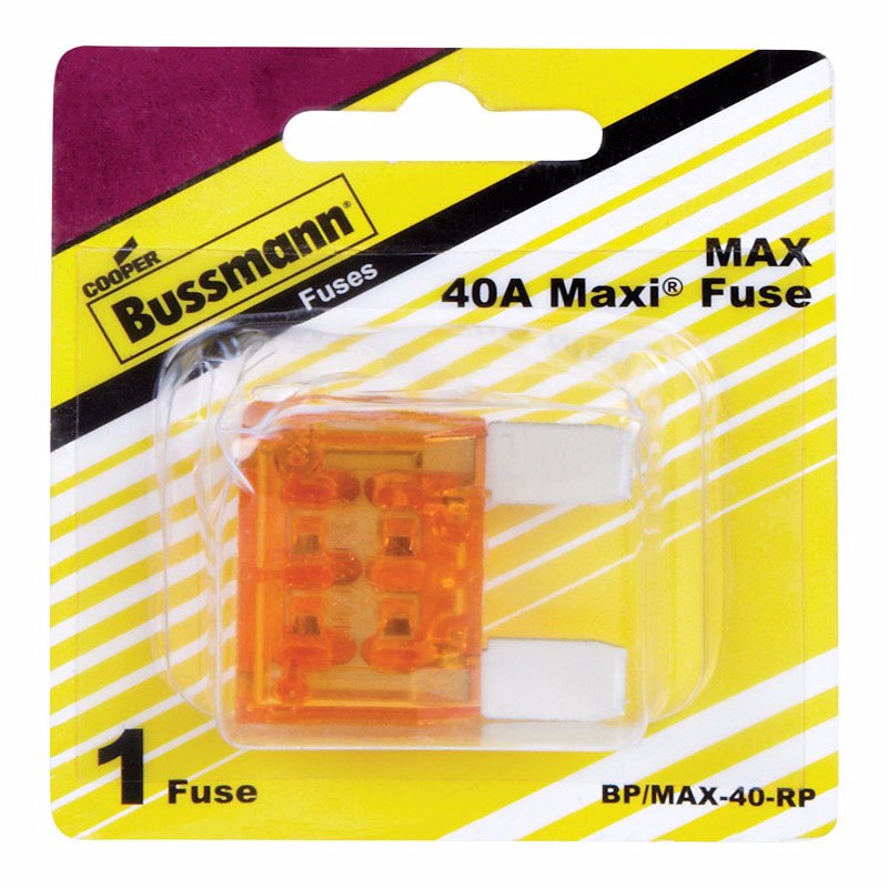 BUSSMANN - Bussmann 40 amps MAX Orange Blade Fuse 1 pk