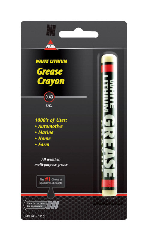 AGS - AGS Lith-Ease White Lithium Grease Stick 0.43 oz