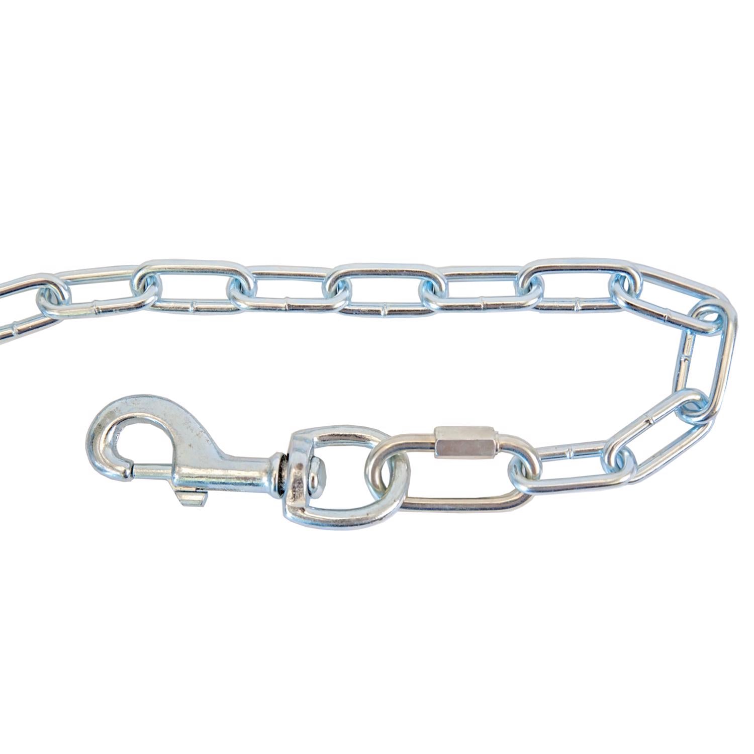 Koch Industries Silver Steel Dog Tie Out Chain Large - Case of 5