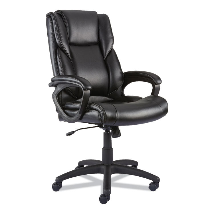 Alera - Alera Brosna Series Mid-Back Task Chair, Supports Up to 250 lb, 18.15" to 21.77 Seat Height, Black Seat/Back, Black Base