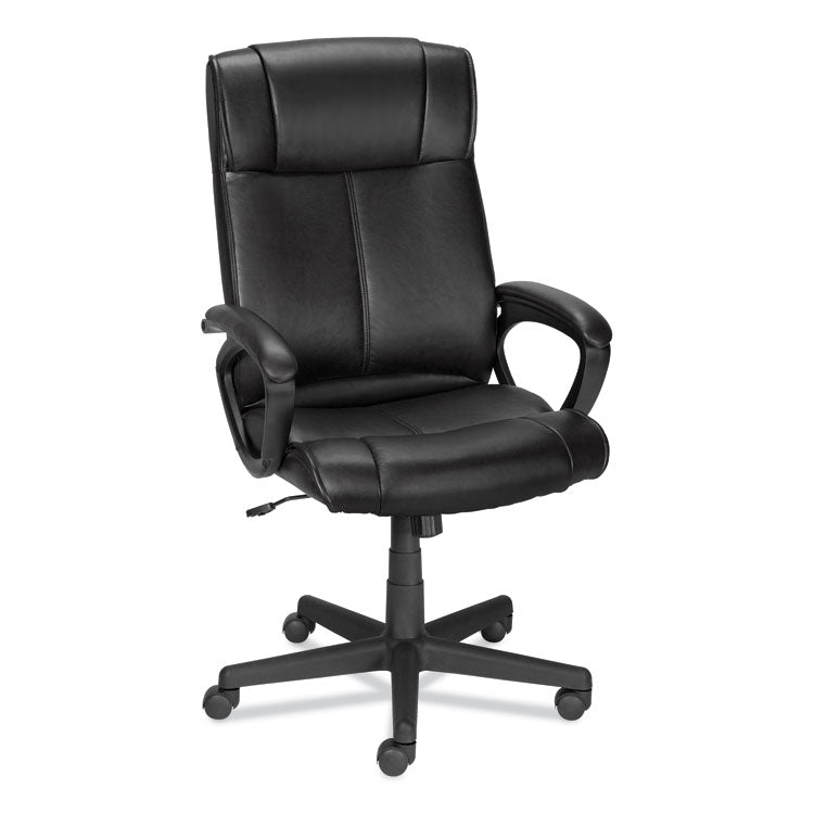 Alera - Alera Dalibor Series Manager Chair, Supports Up to 250 lb, 17.5" to 21.3" Seat  Height, Black Seat/Back, Black Base