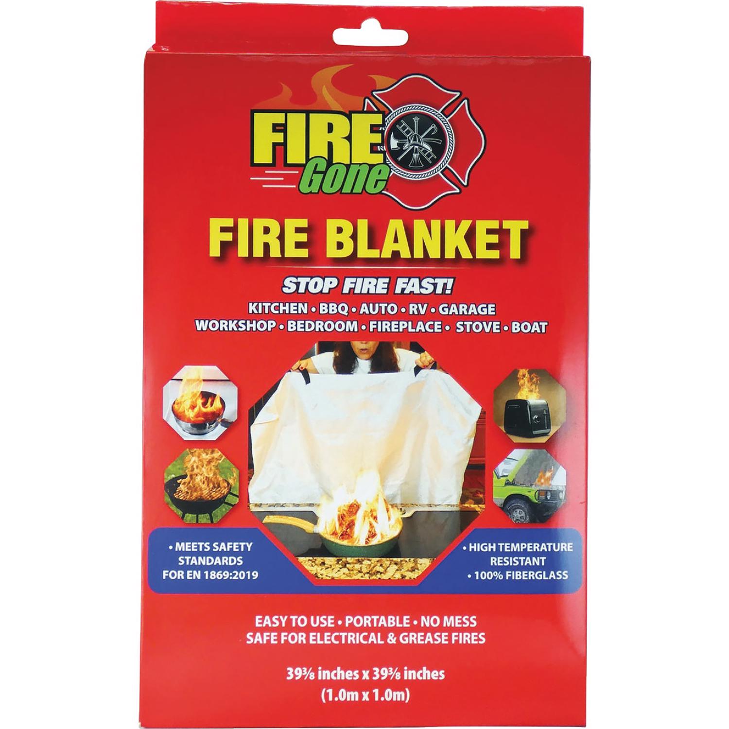 FireGone Fire Blanket For Household - Case of 12