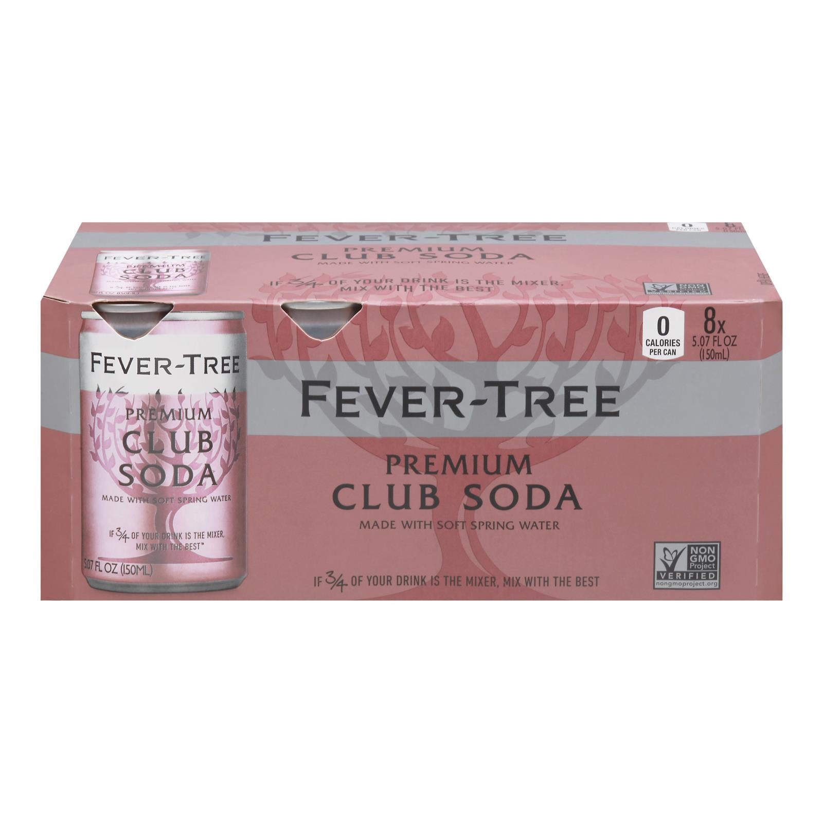 Fever-tree - Club Soda Cans - Case of 3-8/5.07FZ