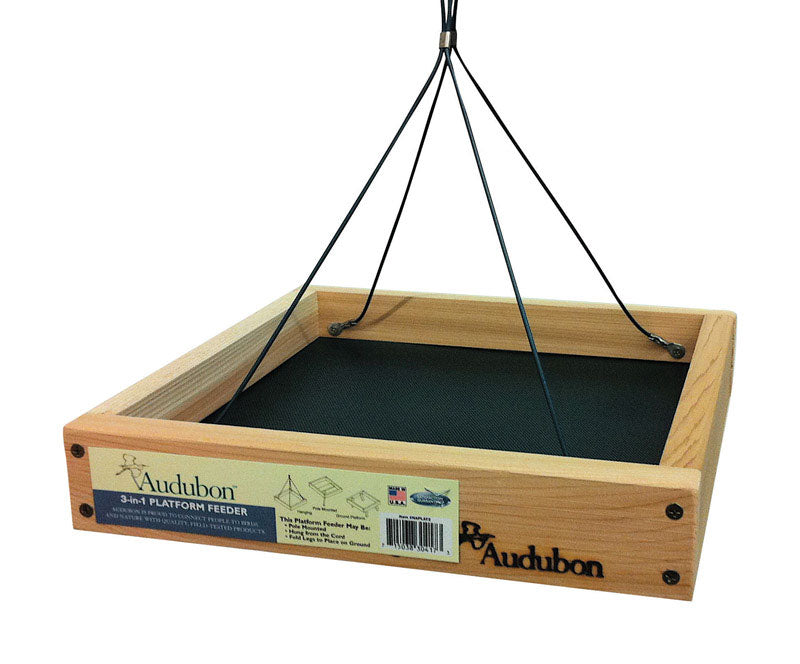 WOODLINK - Woodlink Audubon Wild Bird 3 lb Cedar/Screen Platform Bird Feeder 1 ports