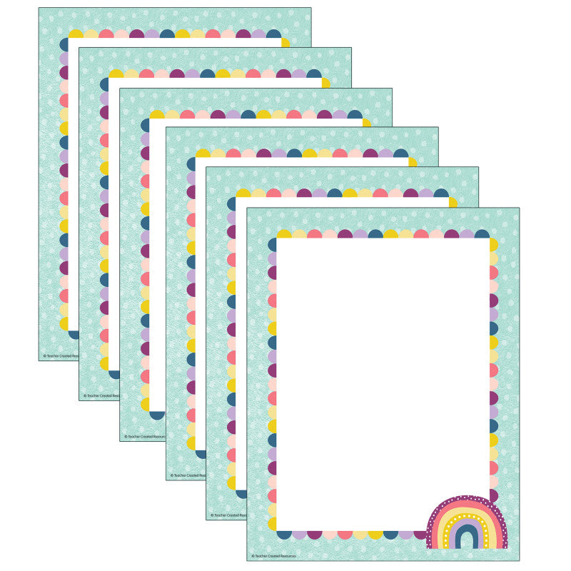 TEACHER CREATED RESOURCES - Oh Happy Day Computer Paper, 6 Packs