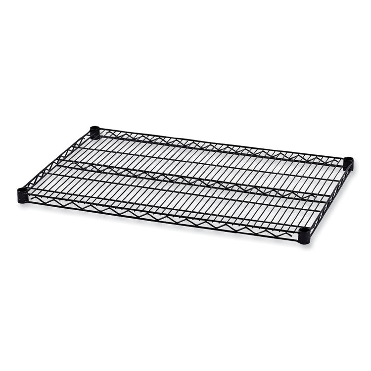 Alera - Industrial Wire Shelving Extra Wire Shelves, 36w x 24d, Black, 2 Shelves/Carton