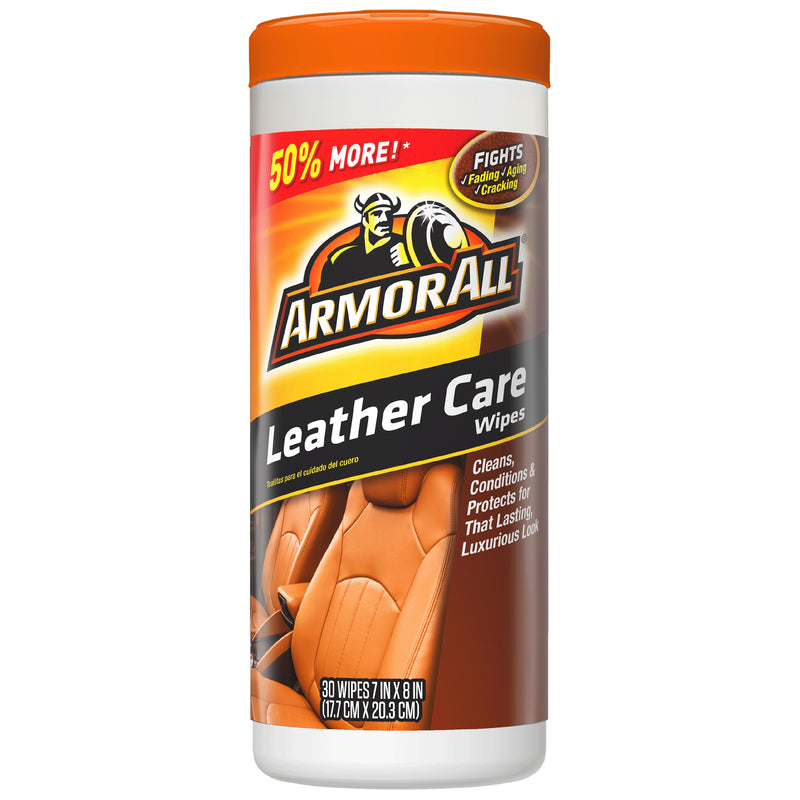 ARMOR ALL - Armor All Leather Cleaner/Conditioner Wipes 30 ct
