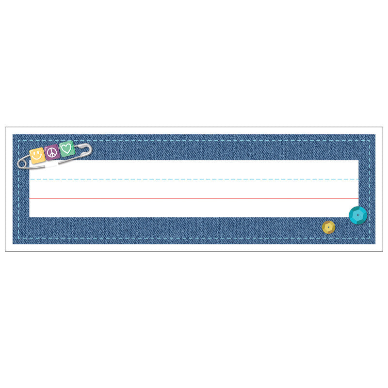 Crafty and Cool Name Plates, Pack of 36