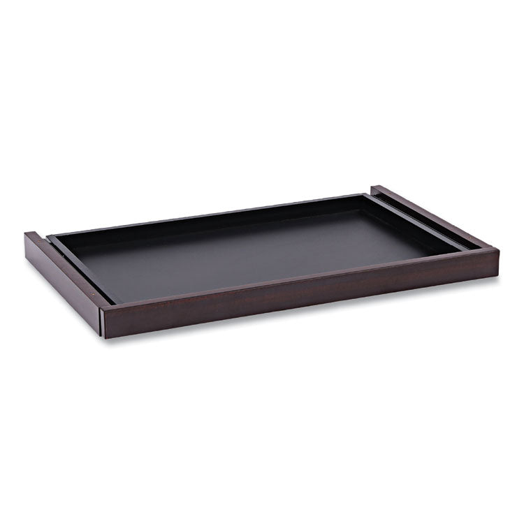 Alera - Alera Valencia Series Center Drawer, Laminate, 24.5w x 15d x 2h, Mahogany