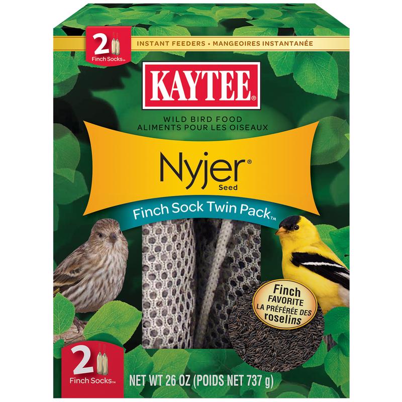 KAYTEE - Kaytee Nyjer Finch 26 oz Mesh Finch Sock Bird Feeder