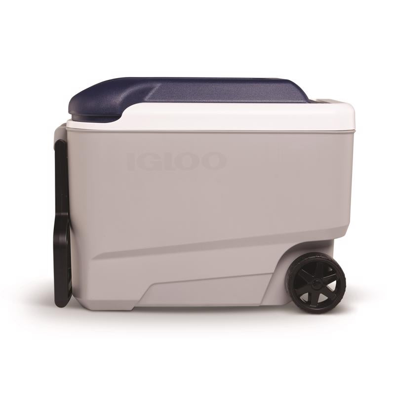 IGLOO - Igloo MaxCold Gray 40 qt Roller Cooler