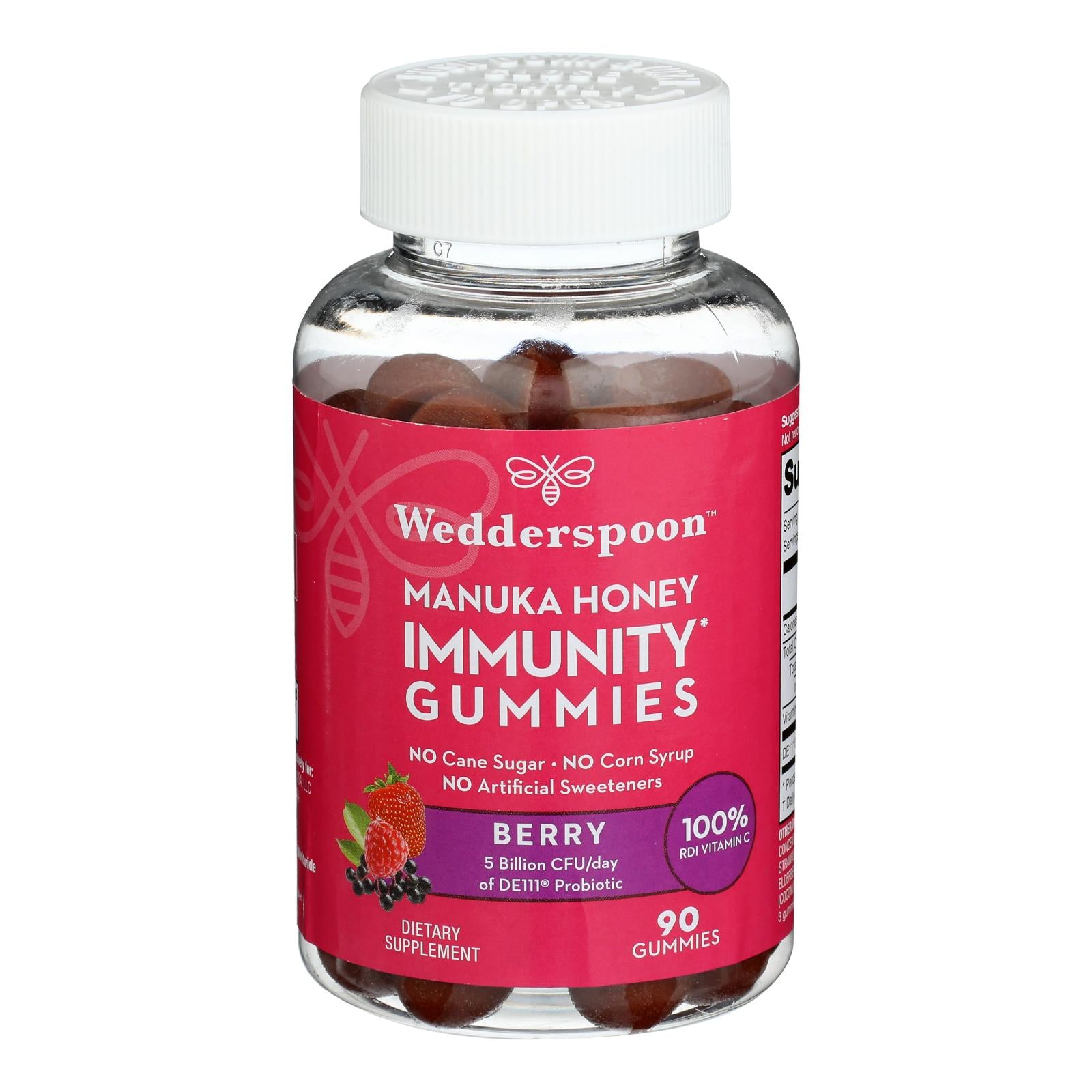 Wedderspoon - Manuka Honey Immun Gummy Berry - 1 Each 1-90 Ct
