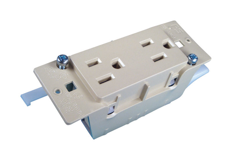 US HARDWARE - US Hardware 15 amps RV Duplex Receptacle 1 pk [E-102C]