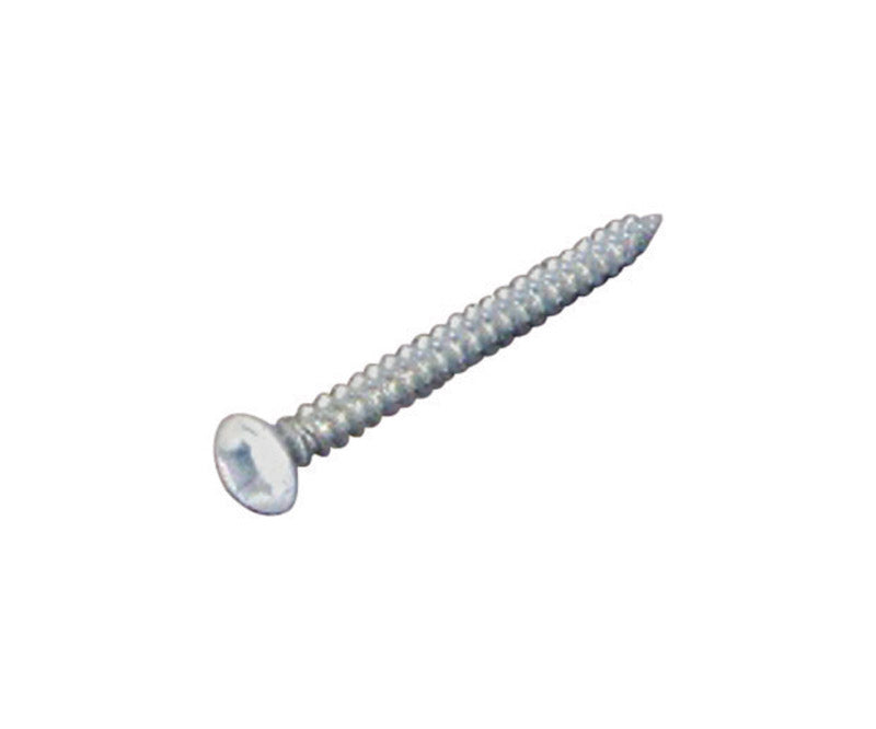 US HARDWARE - US Hardware RV White Head Rosette Screws 100 pk
