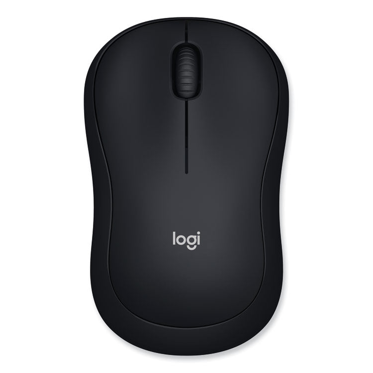 Logitech - M185 Wireless Mouse, 2.4 GHz Frequency/30 ft Wireless Range, Left/Right Hand Use, Black