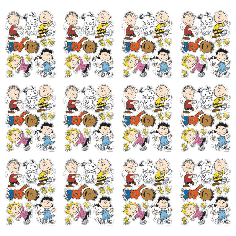 EUREKA - Peanuts® Classic Characters Window Clings, 12 Sheets